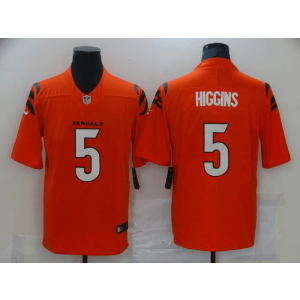 Nike Bengals 5 Tee Higgins Orange New Vapor Untouchable Limited Men Jersey Nike Bengals 5 Tee Higgins Orange New Vapor Untouchable Limited Men Jersey