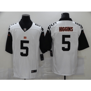 Nike Bengals 5 Tee Higgins White Color Rush Limited Men Jersey Nike Bengals 5 Tee Higgins White Color Rush Limited Men Jersey