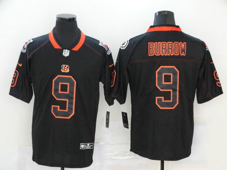 Nike Bengals 9 Joe Burrow Black Shadow Legend Limited Jersey Nike Bengals 9 Joe Burrow Black Shadow Legend Limited Jersey