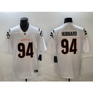 Nike Bengals 94 Sam Hubbard White Vapor Untouchable Limited Men Jersey