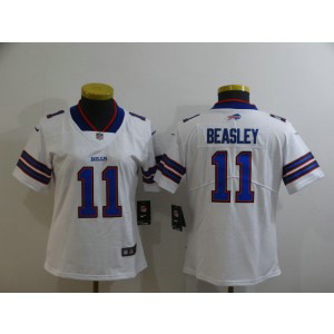 Nike Bills 11 Cole Beasley White Vapor Untouchable Limited Women Jersey