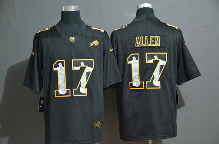 Nike Bills 17 Josh Allen Black Jesus Faith Edition Limited Jersey Nike Bills 17 Josh Allen Black Jesus Faith Edition Limited Jersey