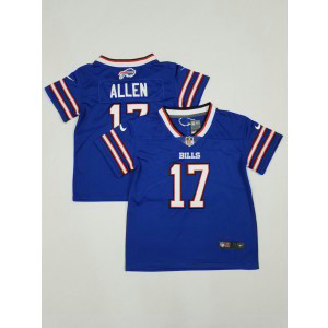 Nike Bills 17 Josh Allen Blue Toddler Jersey