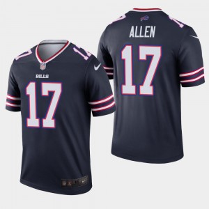 Nike Bills 17 Josh Allen Navy Inverted Legend Men Jersey Nike Bills 17 Josh Allen Navy Inverted Legend Men Jersey