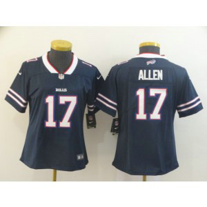 Nike Bills 17 Josh Allen Navy Inverted Legend Women Jersey Nike Bills 17 Josh Allen Navy Inverted Legend Women Jersey
