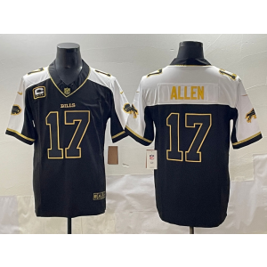 Nike Bills 17 Josh Allen White Black Thanksgiving Day F.U.S.E. Vapor Limited Men Jersey Nike Bills 17 Josh Allen White Black Thanksgiving Day F.U.S.E. Vapor Limited Men Jersey