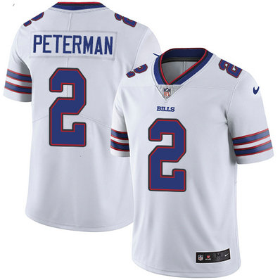 Nike Bills 2 Nathan Peterman White Vapor Untouchable Player Limited Jersey Nike Bills 2 Nathan Peterman White Vapor Untouchable Player Limited Jersey