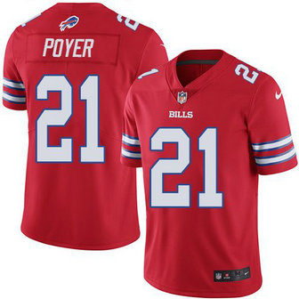 Nike Bills 21 Jordan Poyer Red Color Rush Limited Jersey Nike Bills 21 Jordan Poyer Red Color Rush Limited Jersey