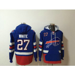Nike Bills 27 Tre'Davious Blue Hoodie Sweatshirt