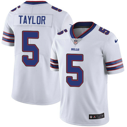 Nike Bills 5 Tyrod Taylor White Vapor Untouchable Player Limited Jersey Nike Bills 5 Tyrod Taylor White Vapor Untouchable Player Limited Jersey