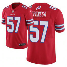 Nike Bills 57 AJ Epenesa Red Color Rush Limited Men Jersey