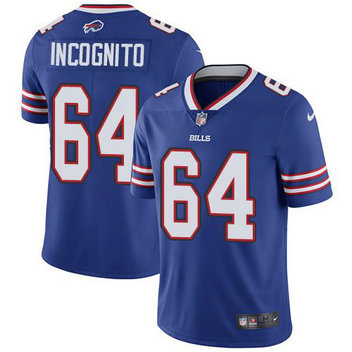 Nike Bills 64 Richie Incognito Royal Vapor Untouchable Limited Jersey Nike Bills 64 Richie Incognito Royal Vapor Untouchable Limited Jersey