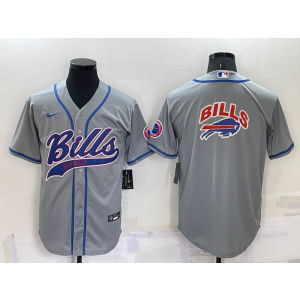 Nike Bills Blank Grey Vapor Baseball Logo Limited Men Jersey Nike Bills Blank Grey Vapor Baseball Logo Limited Men Jersey