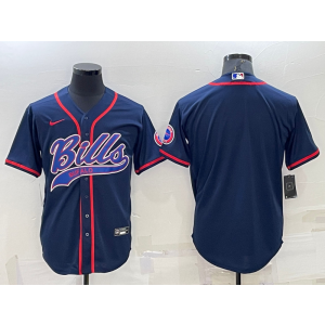 Nike Bills Blank Navy Vapor Baseball Limited Men Jersey Nike Bills Blank Navy Vapor Baseball Limited Men Jersey