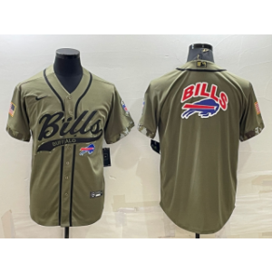Nike Bills Blank Olive Blank 2022 Salute To Service Baseball Logo Limited Men Jersey Nike Bills Blank Olive Blank 2022 Salute To Service Baseball Logo Limited Men Jersey