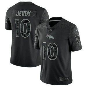 Nike Broncos 10 Jerry Jeudy Black Reflective Vapor Limited Men Jersey Nike Broncos 10 Jerry Jeudy Black Reflective Vapor Limited Men Jersey