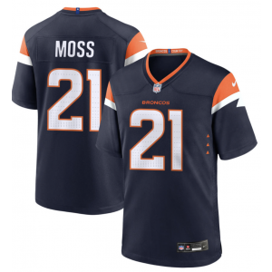 Nike Broncos 21 Moss Blue Vapor Limited Men Jersey Nike Broncos 21 Moss Blue Vapor Limited Men Jersey