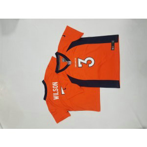 Nike Broncos 3 Wilson Orange Toddler Jersey