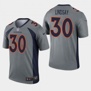 Nike Broncos 30 Phillip Lindsay Grey Inverted Legend Men Jersey Nike Broncos 30 Phillip Lindsay Grey Inverted Legend Men Jersey