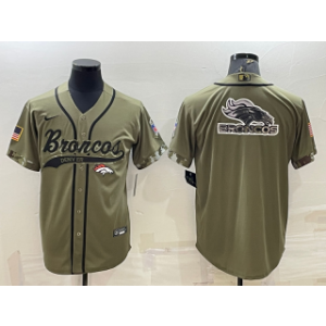 Nike Broncos Blank Olive Blank 2022 Salute To Service Baseball Logo Limited Men Jersey Nike Broncos Blank Olive Blank 2022 Salute To Service Baseball Logo Limited Men Jersey