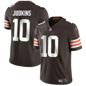 Nike Browns 10 Quinshon Judkins Brown 2025 Draft Vapor Limited Men Jersey Nike Browns 10 Quinshon Judkins Brown 2025 Draft Vapor Limited Men Jersey