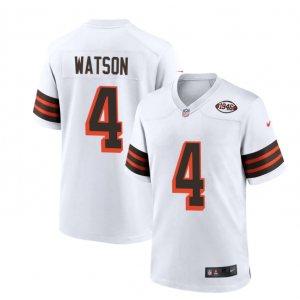 Nike Browns 4 Deshaun Watson White 1946 Collection Vapor Untouchable Limited Men Jersey Nike Browns 4 Deshaun Watson White 1946 Collection Vapor Untouchable Limited Men Jersey