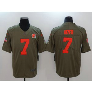 Nike Browns 7 DeShone Kizer Olive 2017 Salute To Service Limited Men Jersey Nike Browns 7 DeShone Kizer Olive 2017 Salute To Service Limited Men Jersey