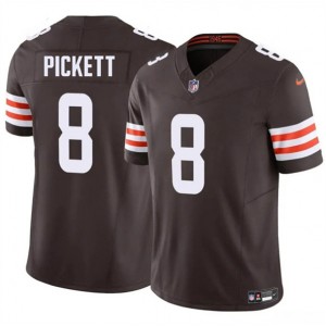 Nike Browns 8 Kenny Pickett Brown F.U.S.E Vapor Limited Men Jersey Nike Browns 8 Kenny Pickett Brown F.U.S.E Vapor Limited Men Jersey