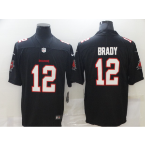 Nike Buccaneers 12 Tom Brady New Black Vapor Untouchable Limited Men Jersey Nike Buccaneers 12 Tom Brady New Black Vapor Untouchable Limited Men Jersey