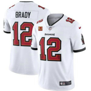 Nike Buccaneers 12 Tom Brady New White With C Patch Vapor Untouchable Limited Men Jersey Nike Buccaneers 12 Tom Brady New White With C Patch Vapor Untouchable Limited Men Jersey