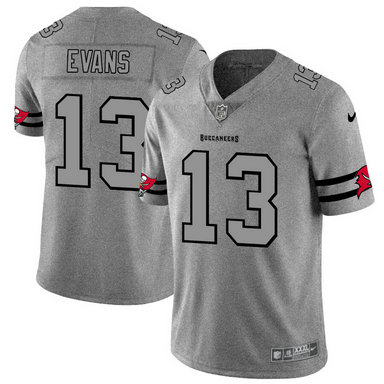 Nike Buccaneers 13 Mike Evans 2019 Gray Gridiron Gray Vapor Untouchable Limited Jersey Nike Buccaneers 13 Mike Evans 2019 Gray Gridiron Gray Vapor Untouchable Limited Jersey