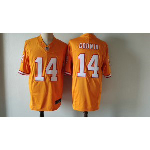 Nike Buccaneers 14 Chris Godwin Orange 2023 F.U.S.E Vapor Limited Men Jersey