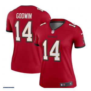 Nike Buccaneers 14 Chris Godwin Red Vapor Untouchable Limited Women Jersey