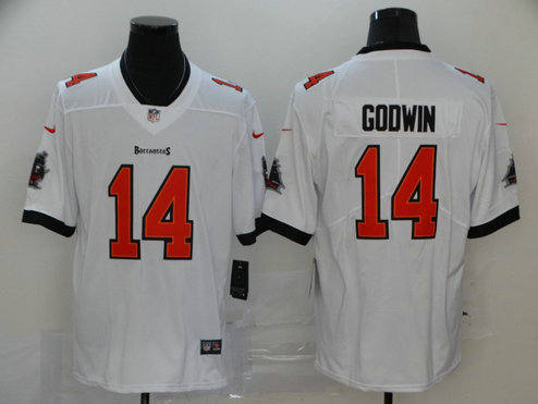 Nike Buccaneers 14 Chris Godwin White New 2020 Vapor Untouchable Limited Jersey Nike Buccaneers 14 Chris Godwin White New 2020 Vapor Untouchable Limited Jersey