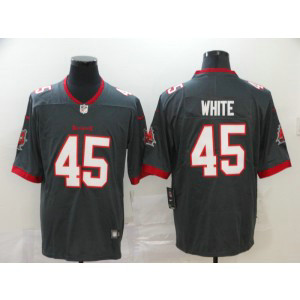 Nike Buccaneers 45 Devin White Grey 2020 New Vapor Untouchable Limited Men Jersey