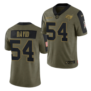 Nike Buccaneers 54 Lavonte David 2021 Olive Salute To Service Limited Men Jersey Nike Buccaneers 54 Lavonte David 2021 Olive Salute To Service Limited Men Jersey