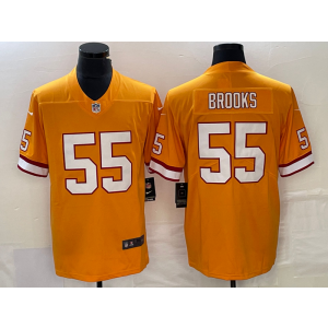 Nike Buccaneers 55 Derrick Brooks Orange Vapor Untouchable Limited Men Jersey