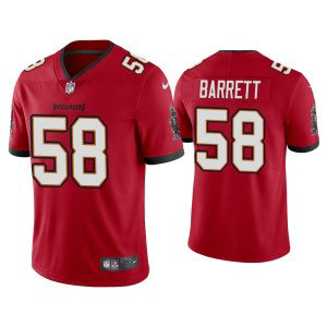 Nike Buccaneers 58 Shaquil Barrett 2020 New Red Vapor Untouchable Limited Men Jersey