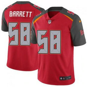 Nike Buccaneers 58 Shaquil Barrett Red 100th Season Vapor Untouchable Limited Men Jersey