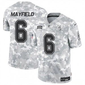 Nike Buccaneers 6 Baker Mayfield Arctic Camo 2024 F.U.S.E. Salute to Service Limited Men Jersey (Runs Small) Nike Buccaneers 6 Baker Mayfield Arctic Camo 2024 F.U.S.E. Salute to Service Limited Men Jersey (Runs Small)