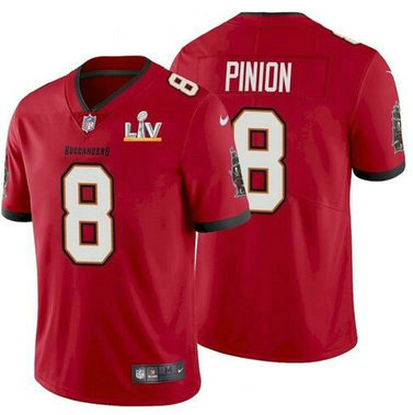 Nike Buccaneers 8 Bradley Pinion Red 2021 Super Bowl LV Vapor Untouchable Limited Jersey Nike Buccaneers 8 Bradley Pinion Red 2021 Super Bowl LV Vapor Untouchable Limited Jersey