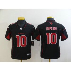 Nike Cardinals 10 DeAndre Hopkins Black Limited Women Jersey