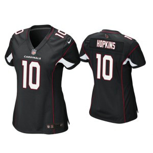 Nike Cardinals 10 DeAndre Hopkins Black Vapor Untouchable Limited Women Jersey(Run Small)