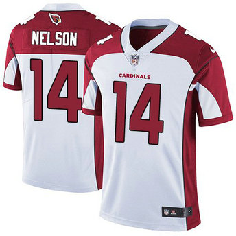 Nike Cardinals 14 J.J. Nelson White Vapor Untouchable Limited Jersey