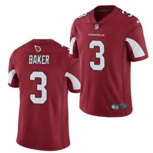 Nike Cardinals 3 Budda Baker Red Vapor Untouchable Limited Men Jersey