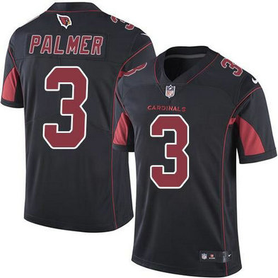 Nike Cardinals 3 Carson Palmer Black Color Rush Limited Jersey Nike Cardinals 3 Carson Palmer Black Color Rush Limited Jersey