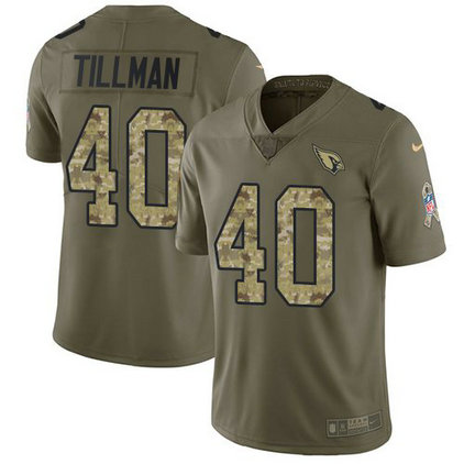 Nike Cardinals 40 Pat Tillman Olive Camo Salute To Service Limited Jersey Nike Cardinals 40 Pat Tillman Olive Camo Salute To Service Limited Jersey