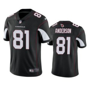 Nike Cardinals 81 Robbie Anderson Black Vapor Untouchable Limited Men Jersey