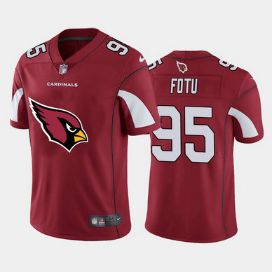 Nike Cardinals 95 Leki Fotu Red Team Big Logo Vapor Untouchable Limited Jersey Nike Cardinals 95 Leki Fotu Red Team Big Logo Vapor Untouchable Limited Jersey