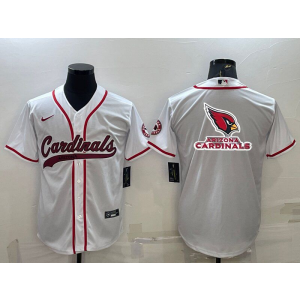 Nike Cardinals Blank White Vapor Baseball Logo Limited Men Jersey